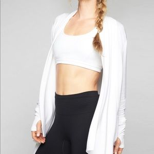 White Athleta Pranayama Wrap